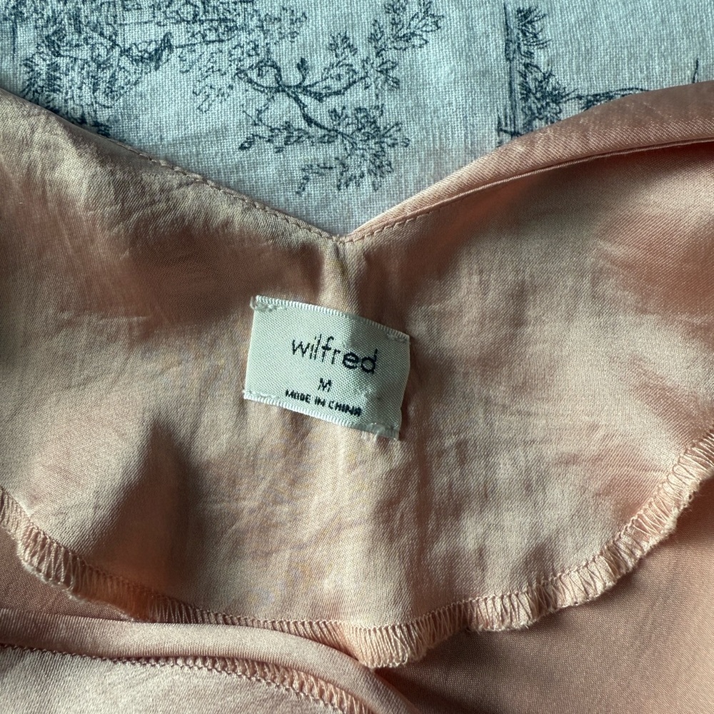 Wilfred Peach Midi Slip Dress - Picture 4 of 4